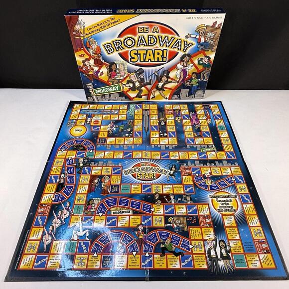Be A Broadway Star! Board Game Ages 8+ 2-6 Players Family Fun Board Game CIB - Picture 3 of 7